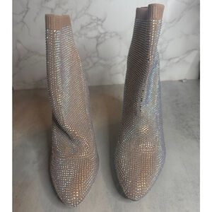 Women's Wild Pair Ankle Boots & Booties Beige Silver